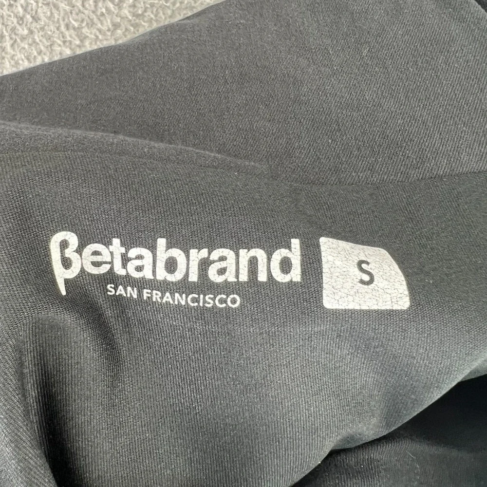 BETABRAND Skort Womens Size‎ Small Solid Black Zipper Back A Line Basic Neutral